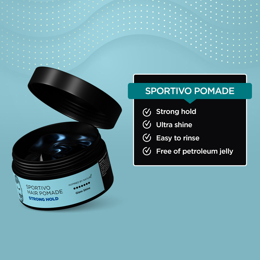 Sportivo Pomade | Aloe Vera & Vitamin E