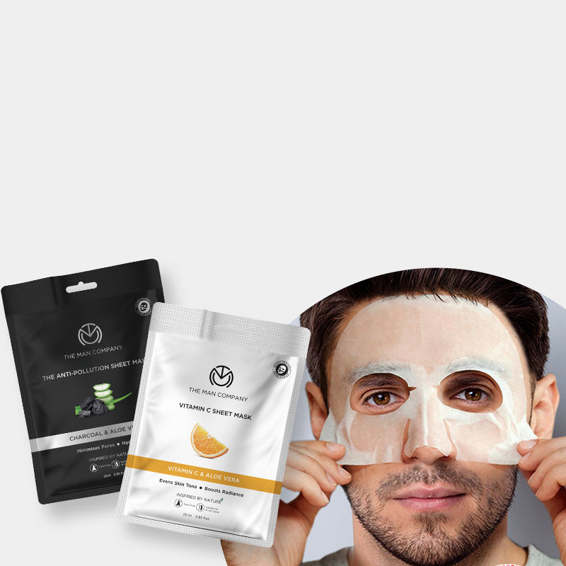 Top-Rated Sheet Masks for men | The Man Company