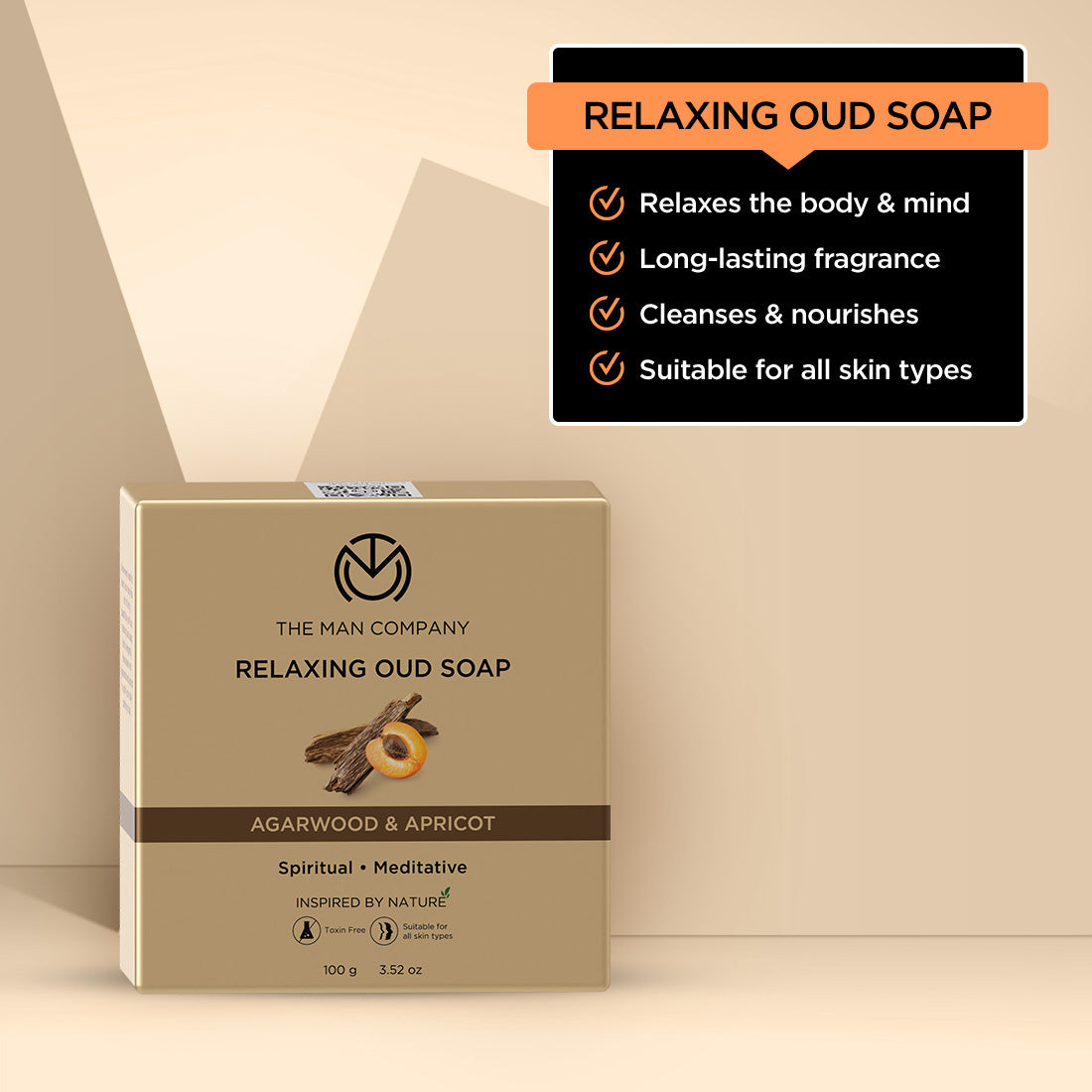 Relaxing Oud Soap | Agarwood & Apricot