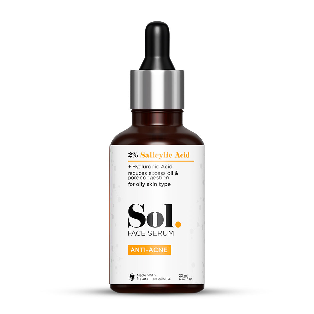 

SOL. 2% Salicylic Acid | Anti-Acne Face Serum (20ml)