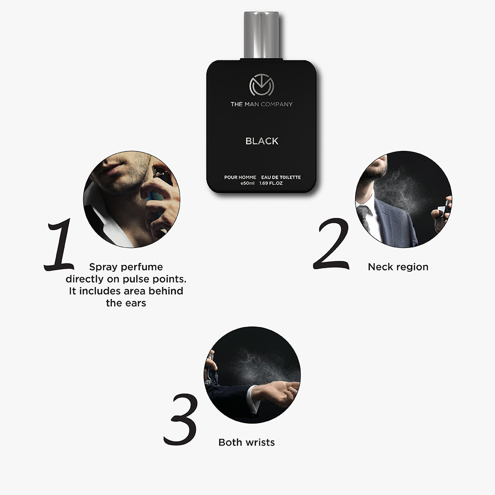 Dark black outlet perfume pour homme