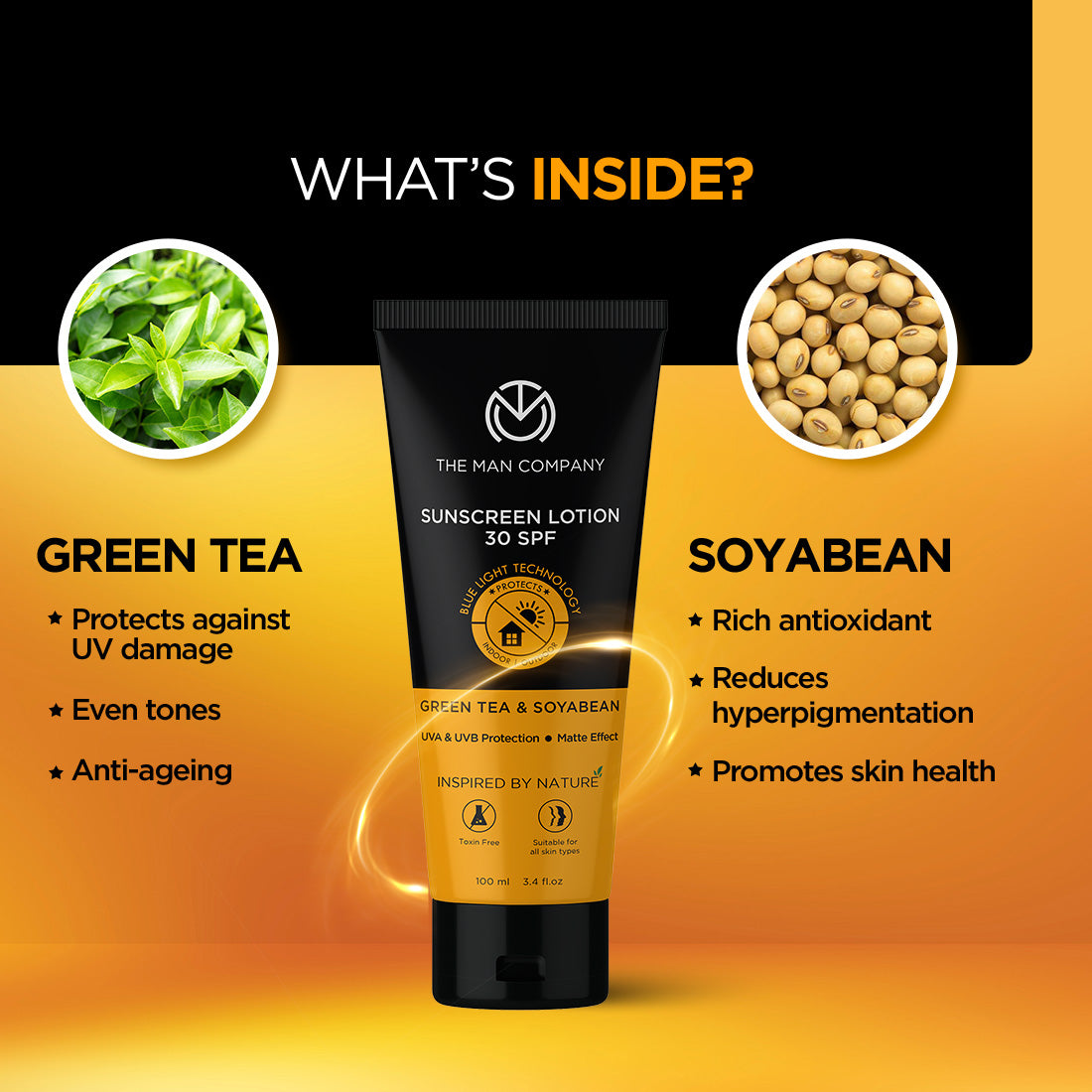 

Sunscreen Lotion SPF 30 | Green Tea & Soyabean