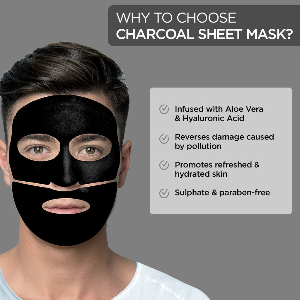 Buy Anti Pollution Sheet Mask for Men Online - The Man Company