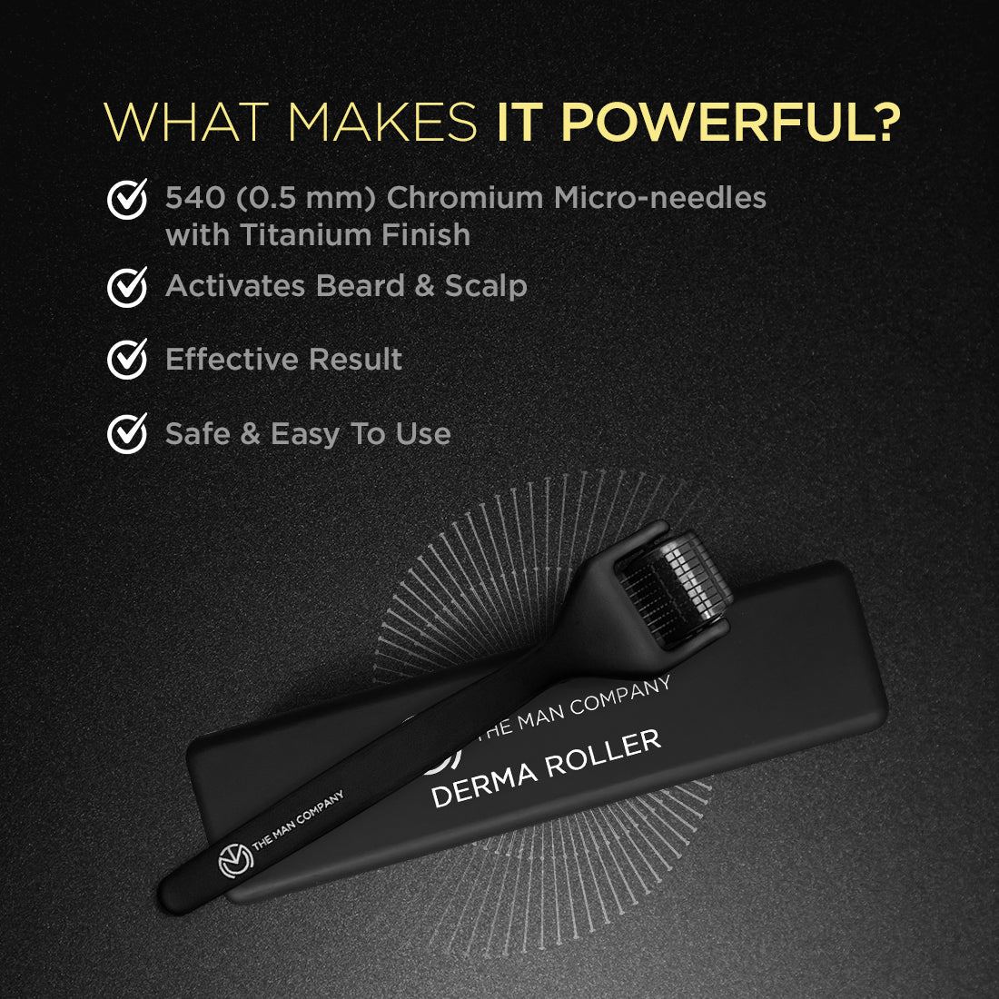 How To Use Derma Roller For Hair Growth? – The Man Company