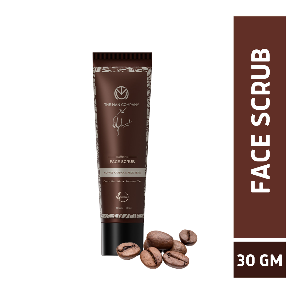 Buy Caffeine Face Scrub (30 gm) Online for Men – The Man Company