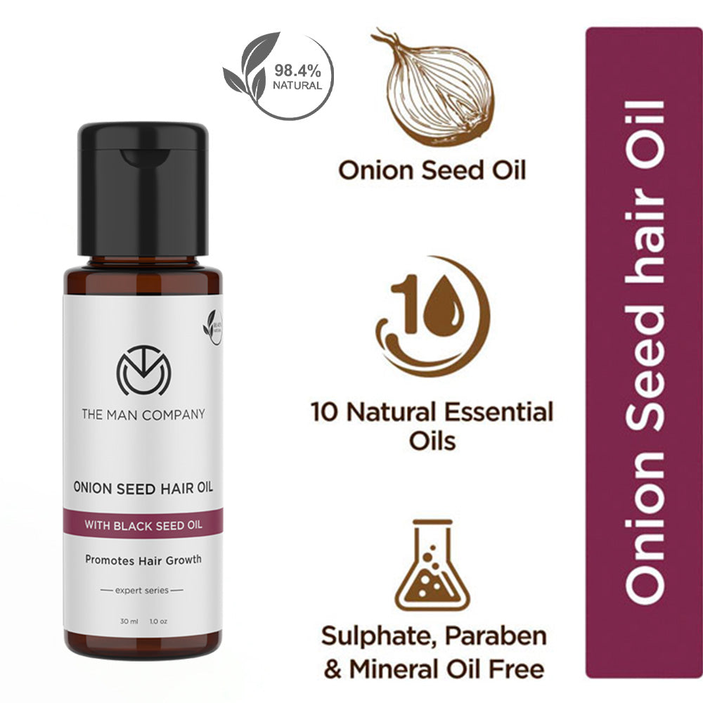 Buy Onion Seed Hair Oil (30 ml) for Men Online | Hair Growth Oil – The ...